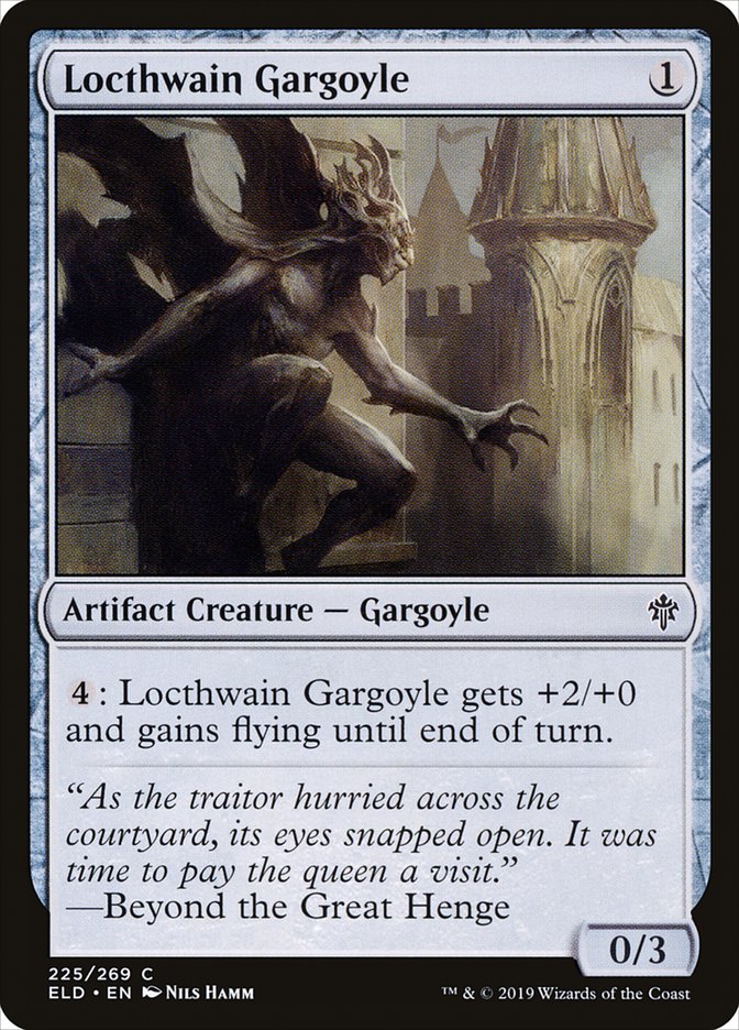 Locthwain Gargoyle [Throne of Eldraine] | Silver Goblin