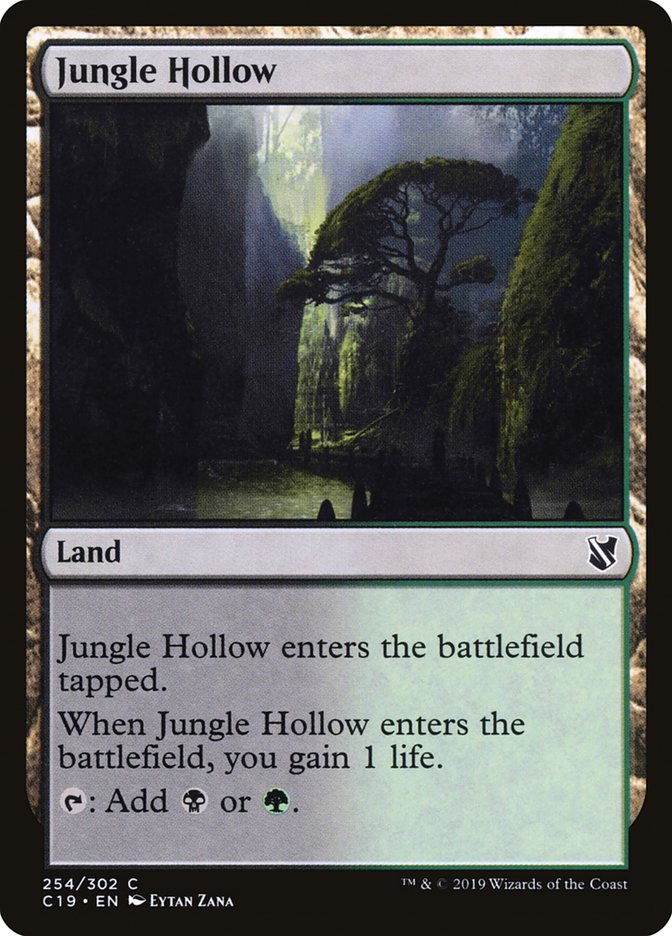 Jungle Hollow [Commander 2019] | Silver Goblin