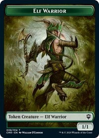 Elf Warrior Token [Commander Legends] | Silver Goblin