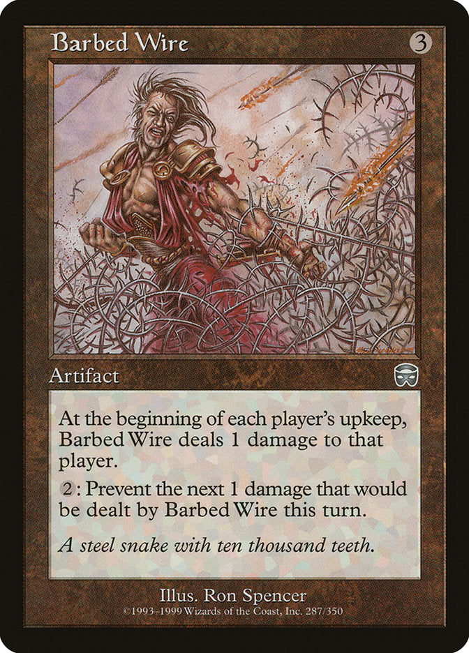 Barbed Wire [Mercadian Masques] | Silver Goblin