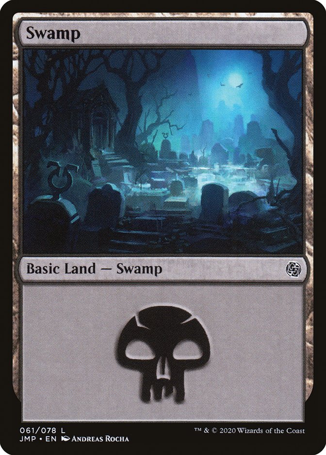 Swamp (61) [Jumpstart] | Silver Goblin