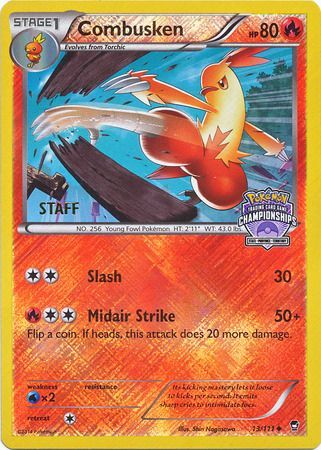 Combusken (13/111) (Championship Promo Staff) [XY: Furious Fists] | Silver Goblin