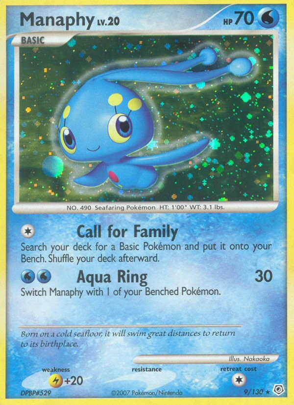 Manaphy (9/130) [Diamond & Pearl: Base Set] | Silver Goblin