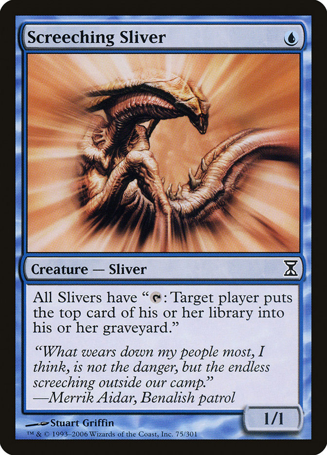Screeching Sliver [Time Spiral] | Silver Goblin
