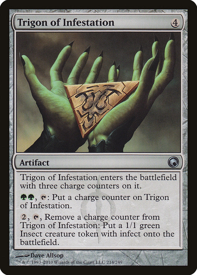 Trigon of Infestation [Scars of Mirrodin] | Silver Goblin