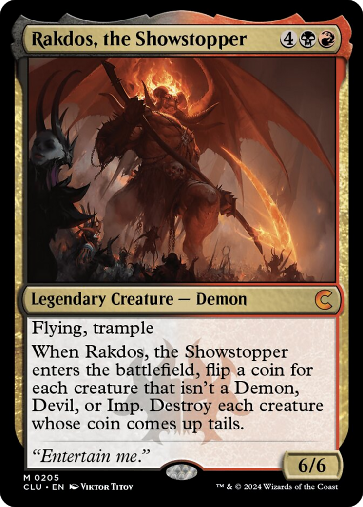 Rakdos, the Showstopper [Ravnica: Clue Edition] | Silver Goblin