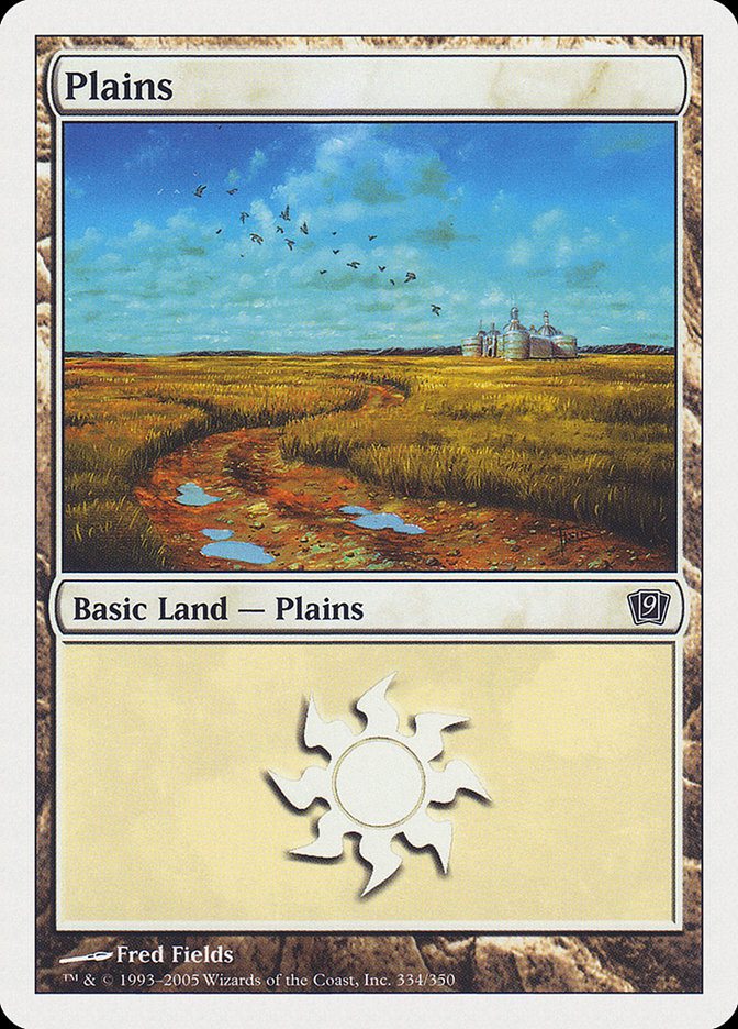 Plains (334) [Ninth Edition] | Silver Goblin
