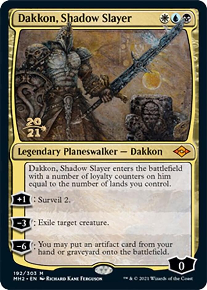 Dakkon, Shadow Slayer [Modern Horizons 2 Prerelease Promos] | Silver Goblin
