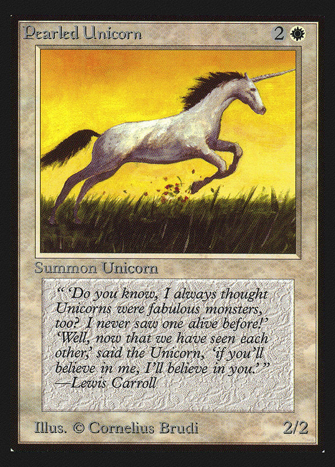 Pearled Unicorn [International Collectors' Edition] | Silver Goblin