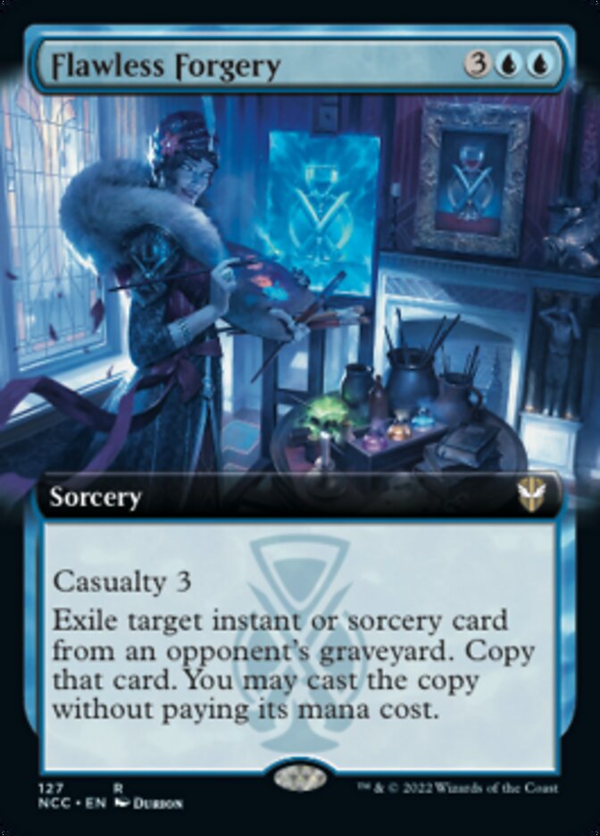 Flawless Forgery (Extended Art) [Streets of New Capenna Commander] | Silver Goblin