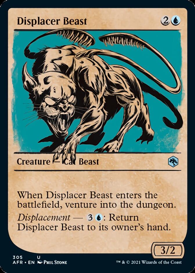 Displacer Beast (Showcase) [Dungeons & Dragons: Adventures in the Forgotten Realms] | Silver Goblin