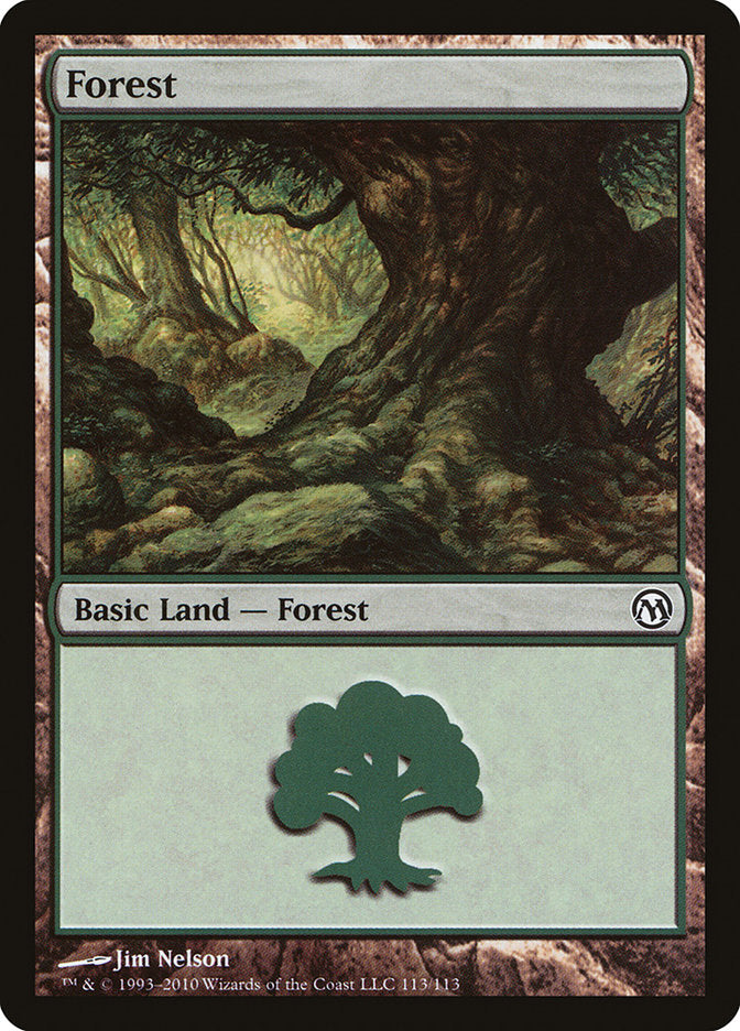 Forest (113) [Duels of the Planeswalkers] | Silver Goblin