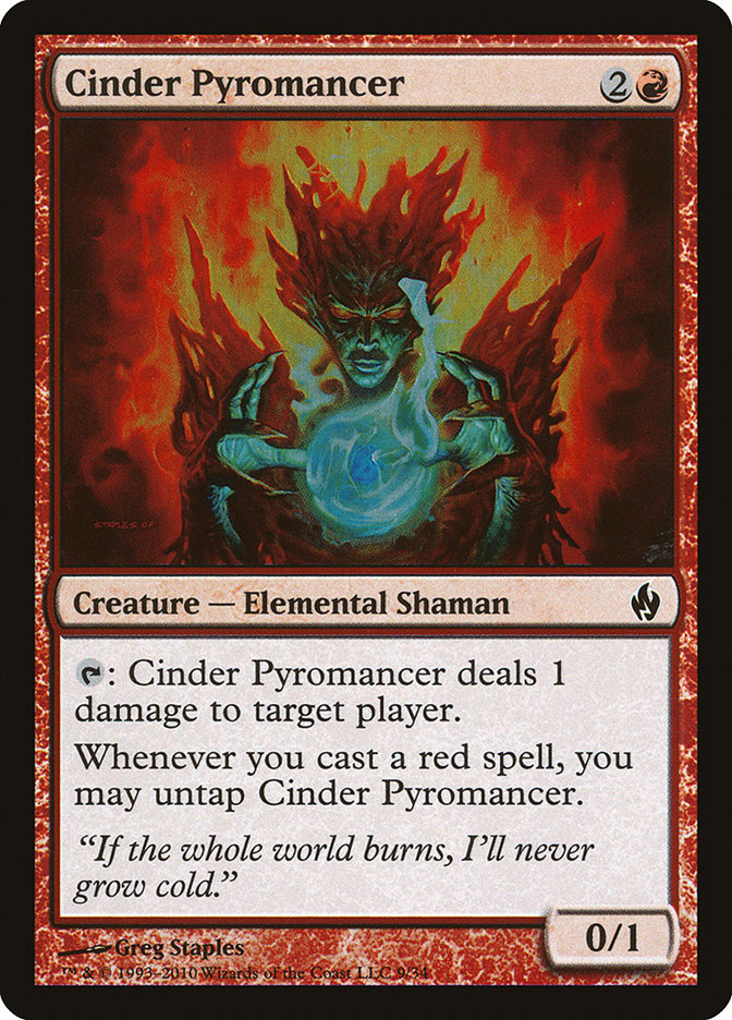 Cinder Pyromancer [Premium Deck Series: Fire and Lightning] | Silver Goblin