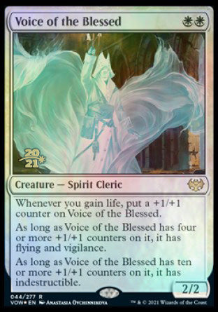 Voice of the Blessed [Innistrad: Crimson Vow Prerelease Promos] | Silver Goblin