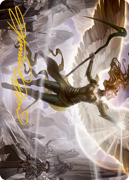 Sigarda's Splendor Art Card (Gold-Stamped Signature) [Innistrad: Midnight Hunt Art Series] | Silver Goblin