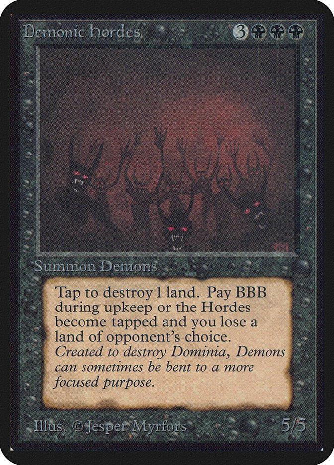 Demonic Hordes [Alpha Edition] | Silver Goblin