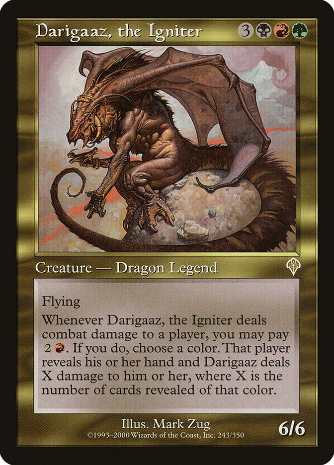 Darigaaz, the Igniter [Invasion] | Silver Goblin