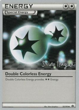 Double Colorless Energy (92/99) (Terraki-Mewtwo - Shuto Itagaki) [World Championships 2012] | Silver Goblin