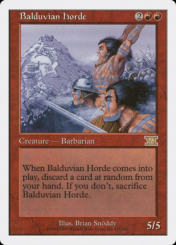 Balduvian Horde [Classic Sixth Edition] | Silver Goblin