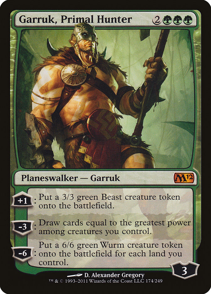 Garruk, Primal Hunter [Magic 2012] | Silver Goblin