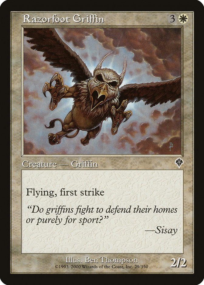 Razorfoot Griffin [Invasion] | Silver Goblin