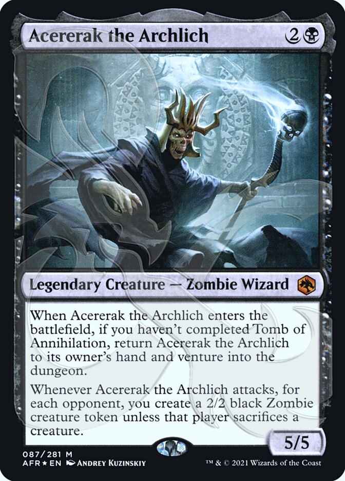 Acererak the Archlich (Ampersand Promo) [Dungeons & Dragons: Adventures in the Forgotten Realms Promos] | Silver Goblin