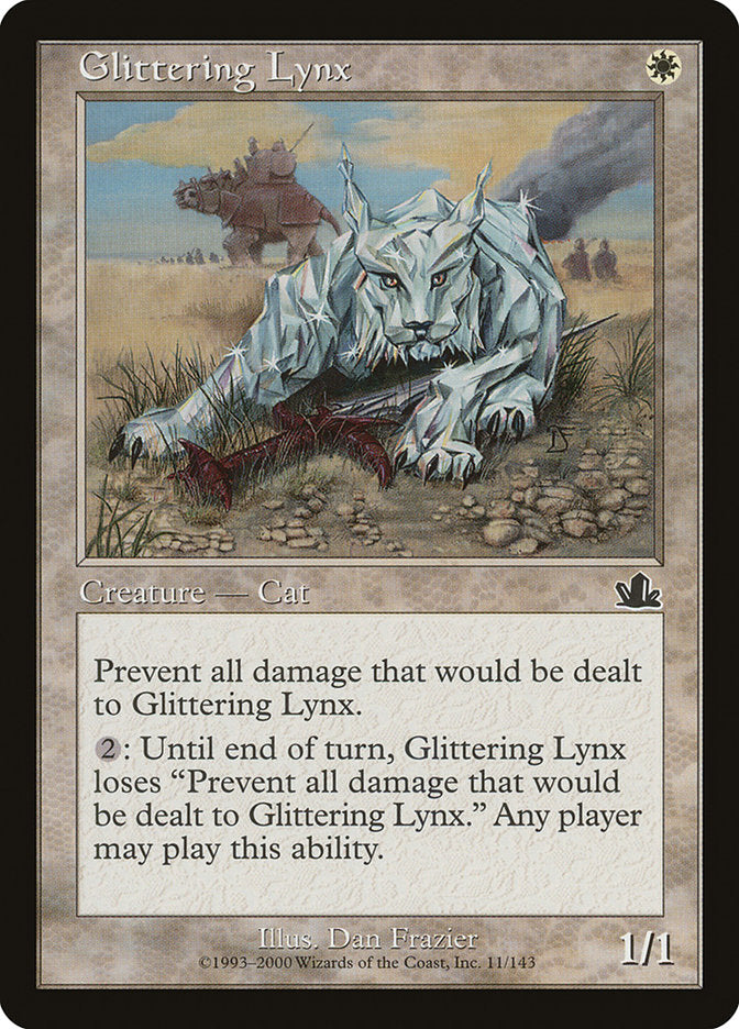 Glittering Lynx [Prophecy] | Silver Goblin