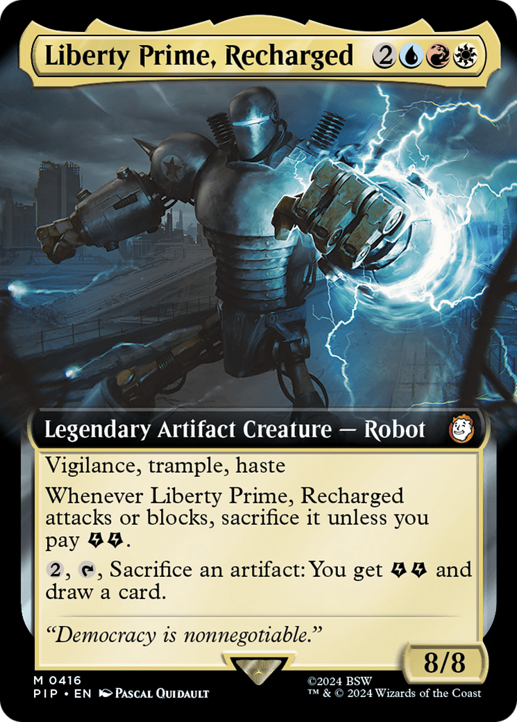 Liberty Prime, Recharged (Extended Art) [Fallout] | Silver Goblin
