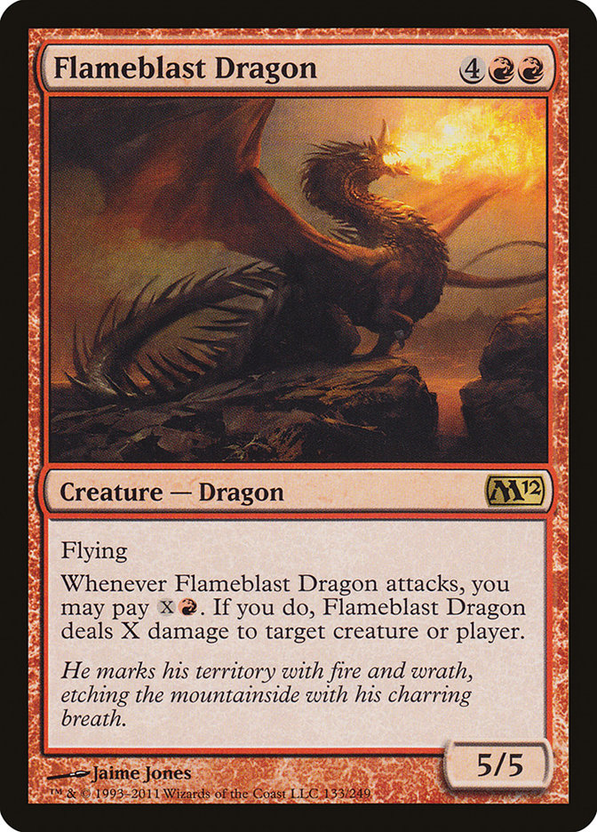 Flameblast Dragon [Magic 2012] | Silver Goblin