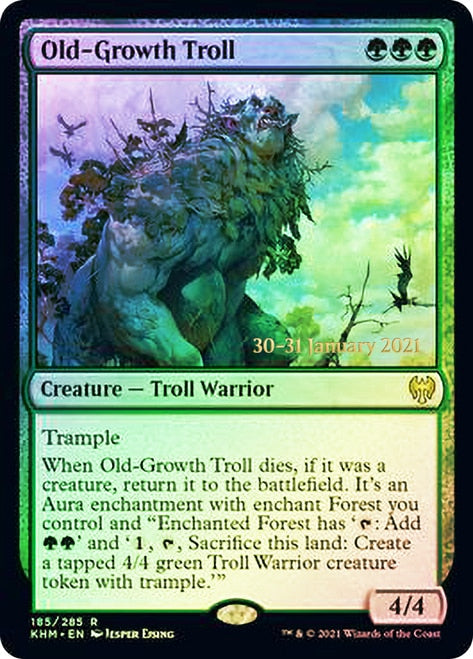 Old-Growth Troll [Kaldheim Prerelease Promos] | Silver Goblin