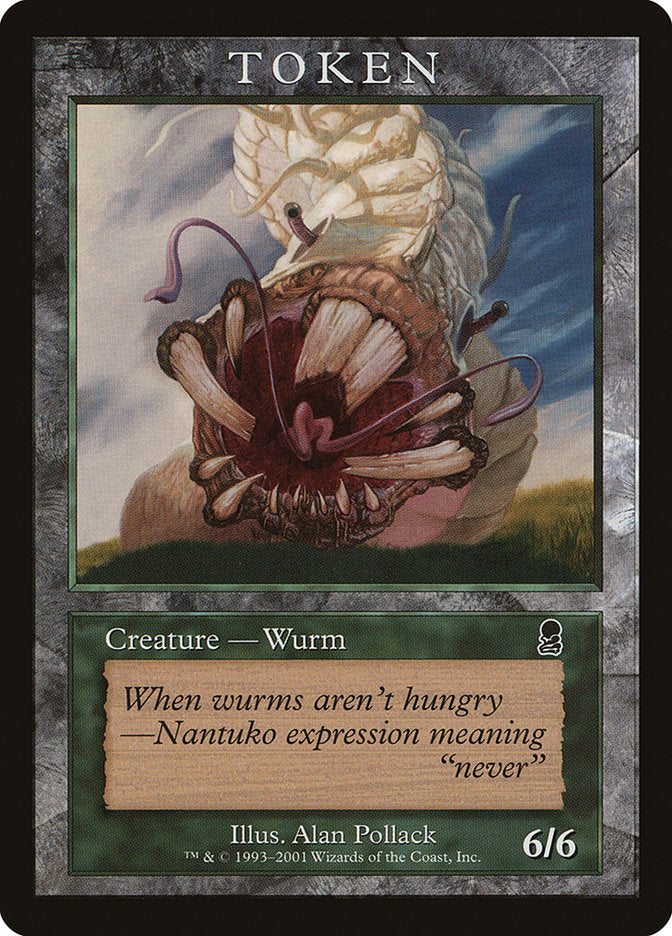 Wurm Token [Magic Player Rewards 2002] | Silver Goblin