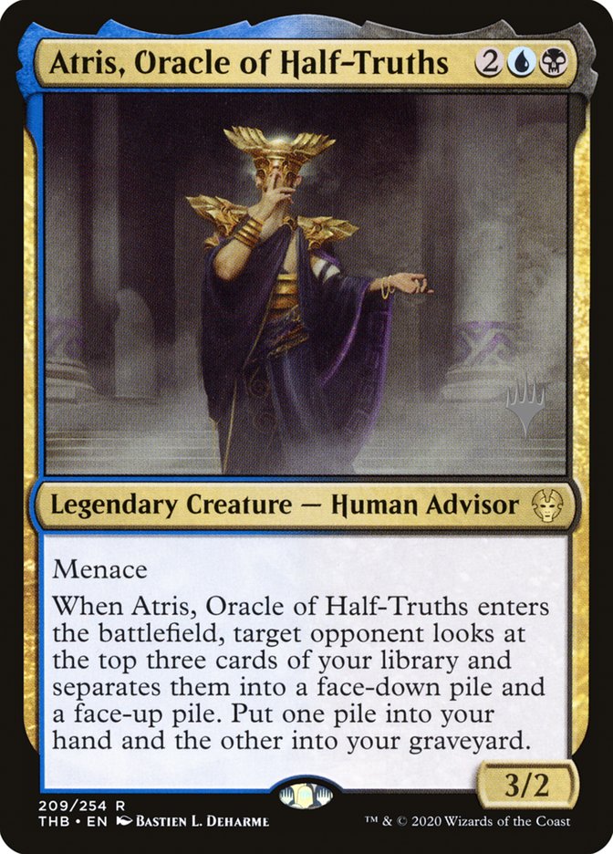 Atris, Oracle of Half-Truths (Promo Pack) [Theros Beyond Death Promos] | Silver Goblin