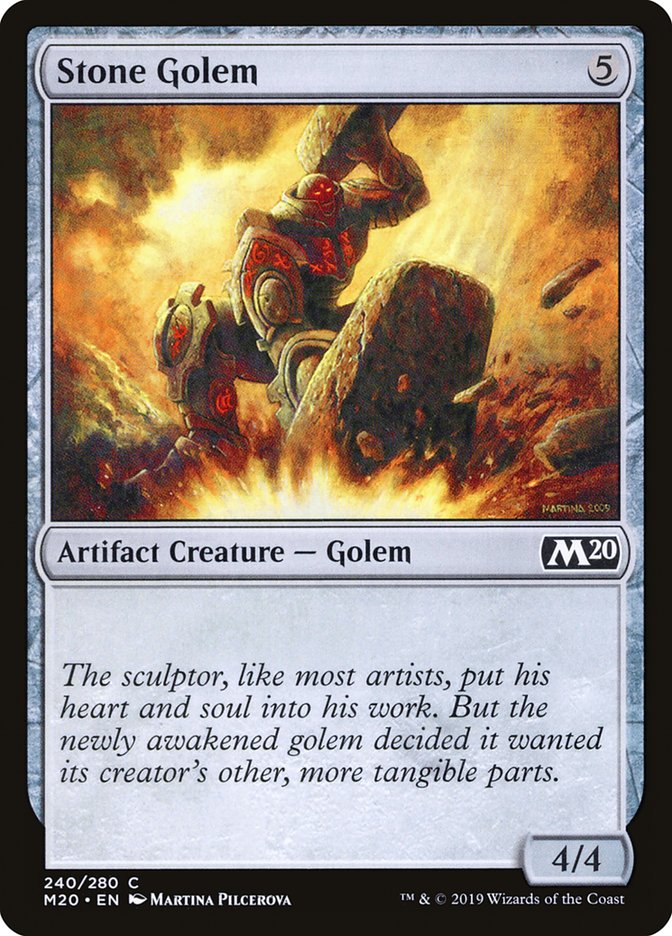 Stone Golem [Core Set 2020] | Silver Goblin