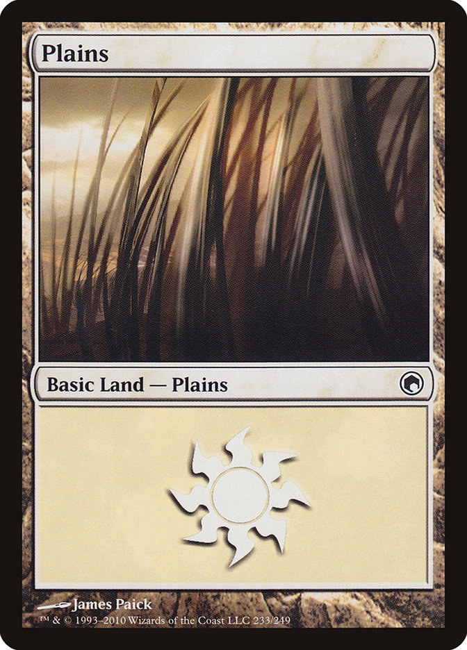 Plains (233) [Scars of Mirrodin] | Silver Goblin