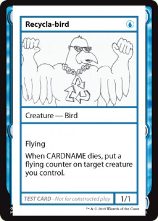 Recycla-bird (2021 Edition) [Mystery Booster Playtest Cards] | Silver Goblin