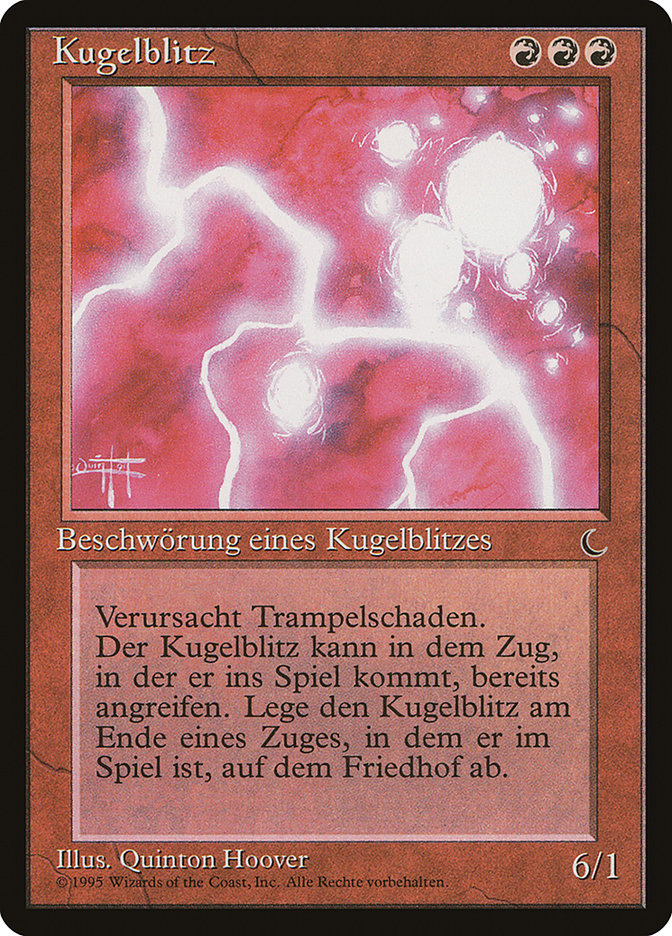 Ball Lightning (German) - "Kugelblitz" [Renaissance] | Silver Goblin