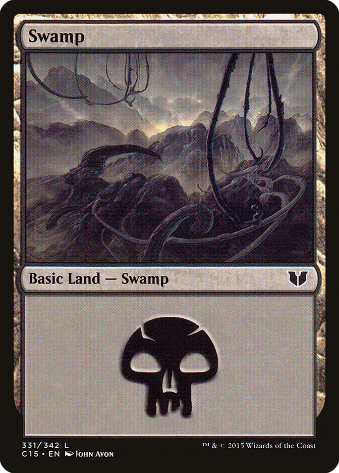 Swamp (331) [Commander 2015] | Silver Goblin