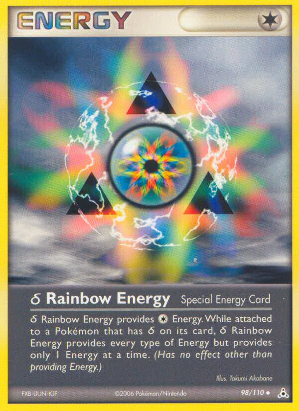Rainbow Energy (98/110) (Delta Species) [EX: Holon Phantoms] | Silver Goblin