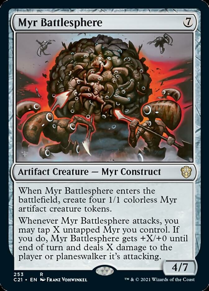 Myr Battlesphere [Commander 2021] | Silver Goblin
