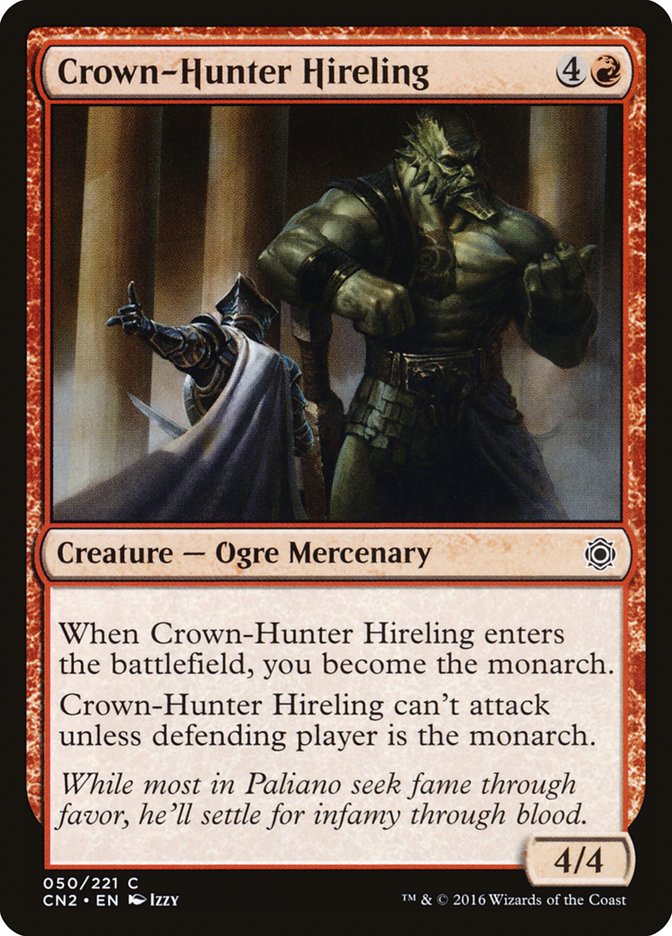 Crown-Hunter Hireling [Conspiracy: Take the Crown] | Silver Goblin