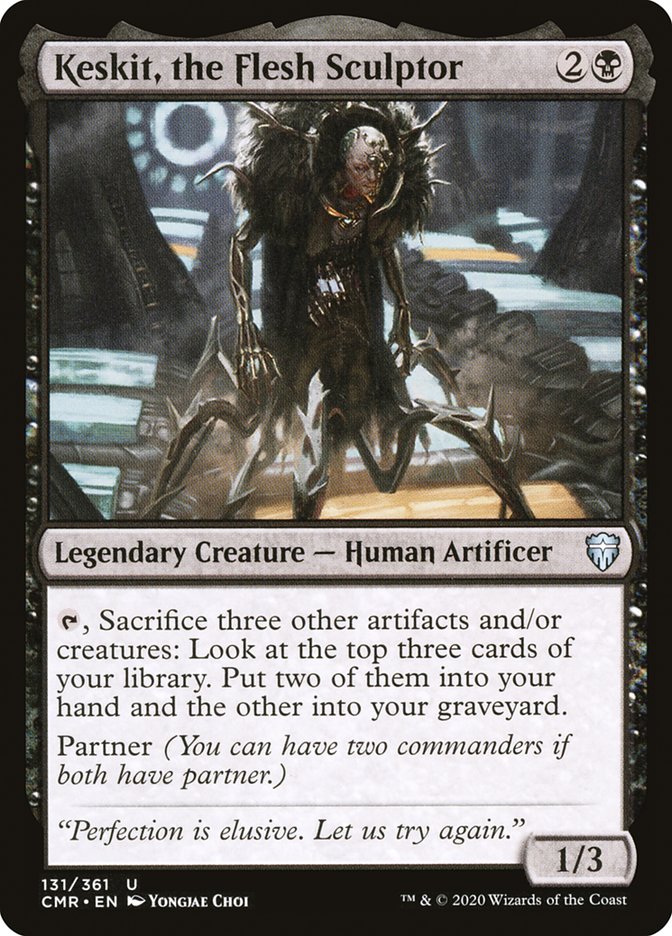 Keskit, the Flesh Sculptor [Commander Legends] | Silver Goblin