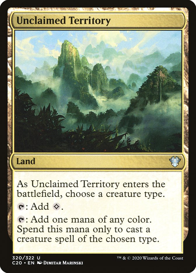 Unclaimed Territory [Commander 2020] | Silver Goblin