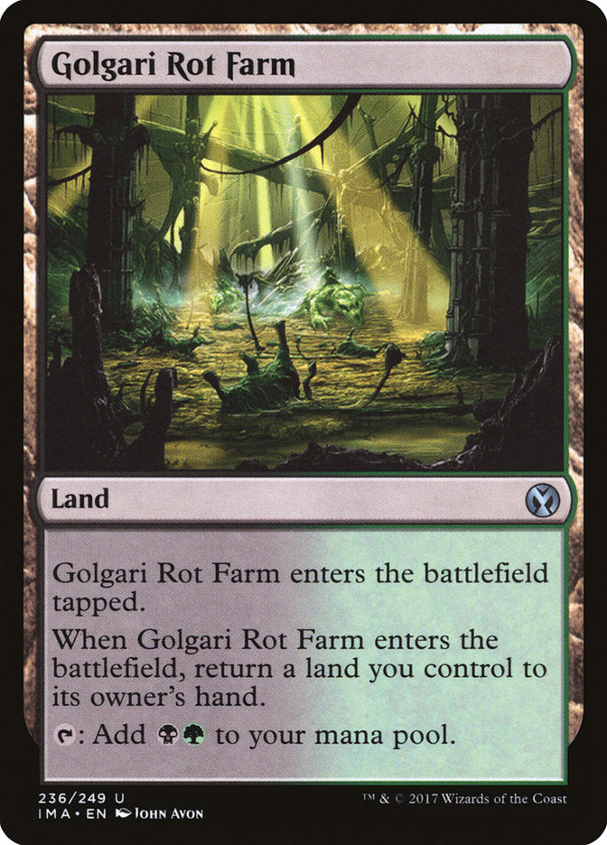 Golgari Rot Farm [Iconic Masters] | Silver Goblin