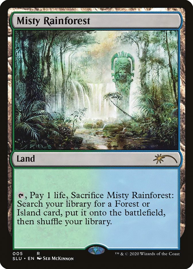 Misty Rainforest [Secret Lair: Ultimate Edition] | Silver Goblin