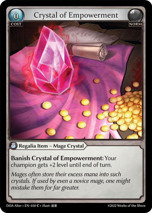 Crystal of Empowerment (030) [Dawn of Ashes: Alter Edition] | Silver Goblin