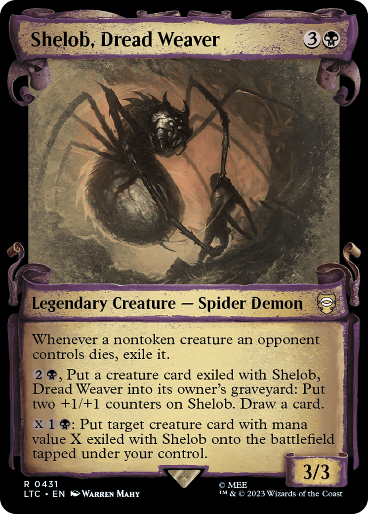 Shelob, Dread Weaver [The Lord of the Rings: Tales of Middle-Earth Commander Showcase Scrolls] | Silver Goblin