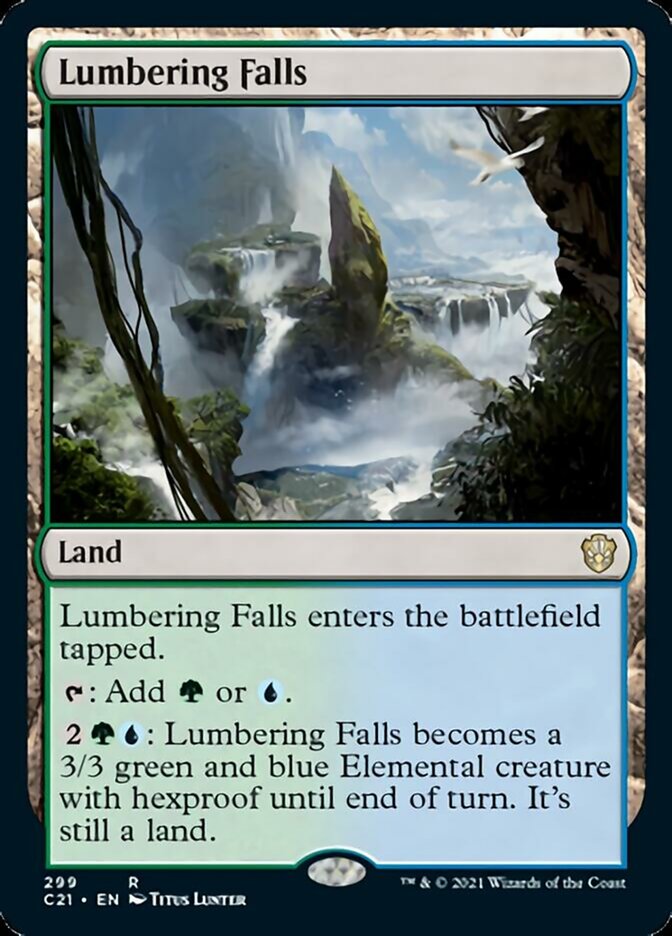 Lumbering Falls [Commander 2021] | Silver Goblin