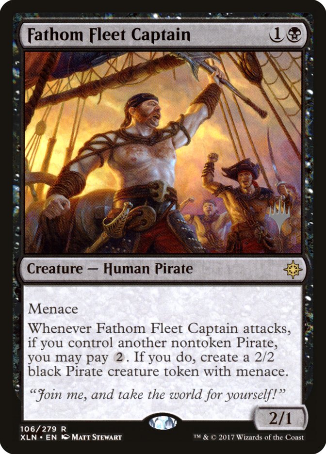 Fathom Fleet Captain (Promo Pack) [Ixalan Promos] | Silver Goblin