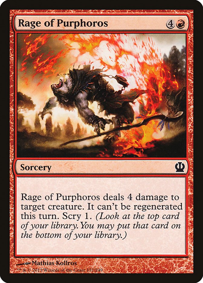 Rage of Purphoros [Theros] | Silver Goblin