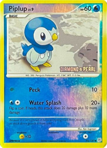 Piplup (93/130) (Diamond and Pearl) [Burger King Promos: 2008 Collection] | Silver Goblin